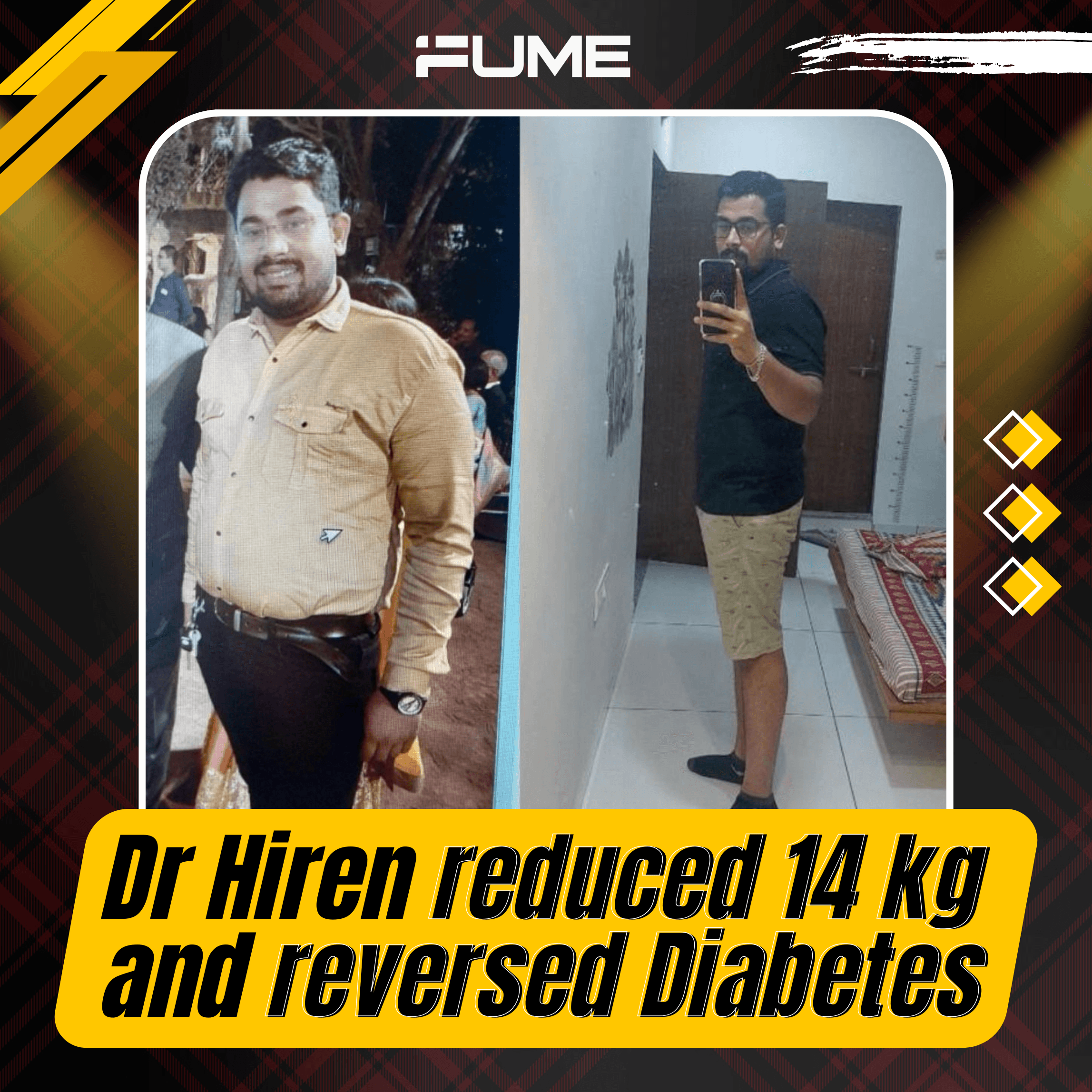 FUME client before and after transformation